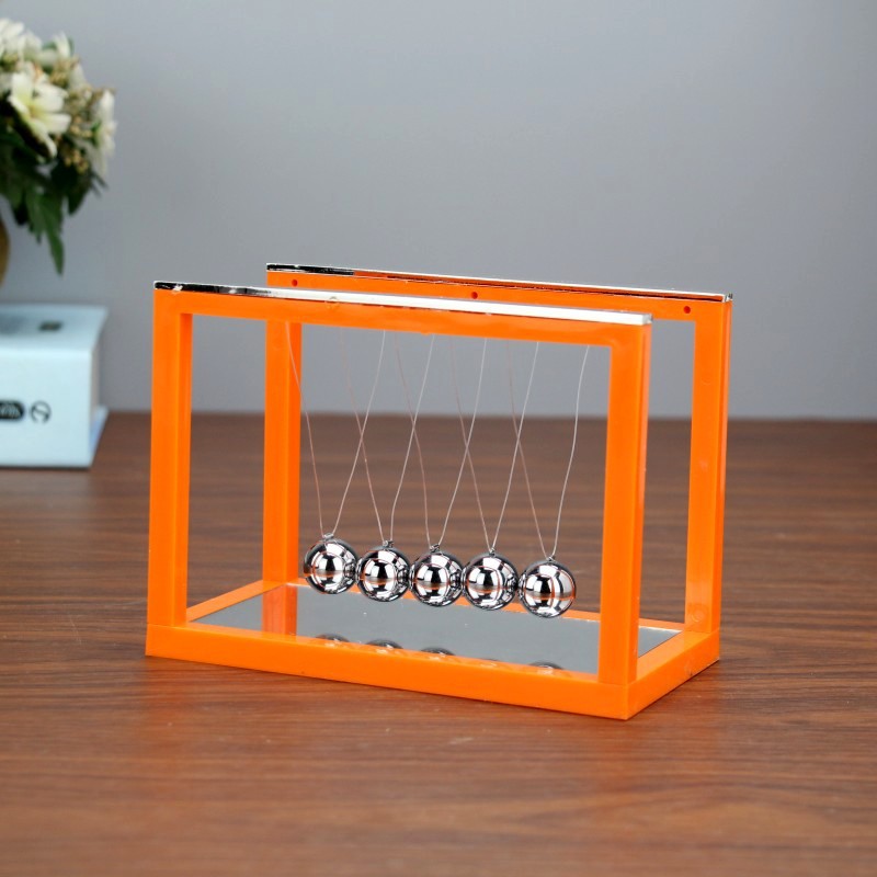 Creative Acrylic Newton Swing Ball a Regional Name for Billiards with Mirror Force Transmission Balance Bumperball Office Desk Surface Panel Ornaments Creative Acrylic Newton Swing Ball a Regional Name for Billiards with Mirror Force Transmission Balance Bumperball Office Desk Surface Panel Ornaments