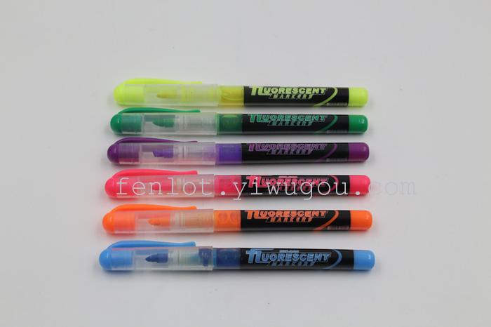 Factory direct supply direct-liquid highlighter with single head 866