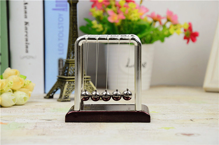 Small Size Newton's Cradle a Regional Name for Billiards Impact Bead Swing Ball Decompression Bumperball Small Square Force Balance Ball Metal Craft Gift Model Small Size Newton's Cradle a Regional Name for Billiards Impact Bead Swing Ball Decompression Bumperball Small Square Force Balance Ball Metal Craft Gift Model