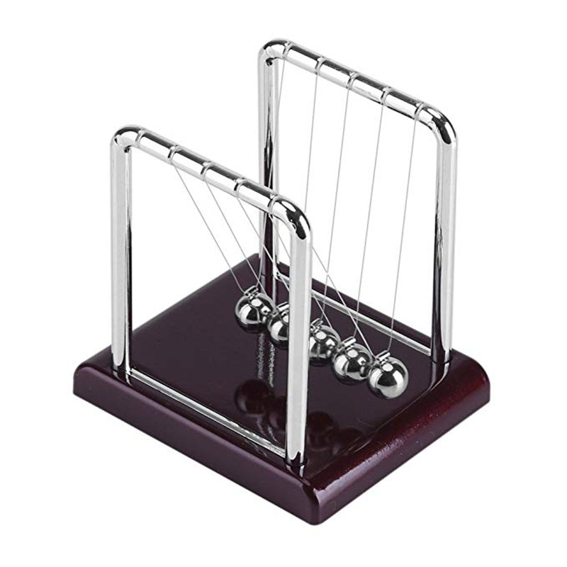 Small Size Newton&#039;s Cradle a Regional Name for Billiards Impact Bead Swing Ball Decompression Bumperball Small Square Force Balance Ball Metal Craft Gift Model