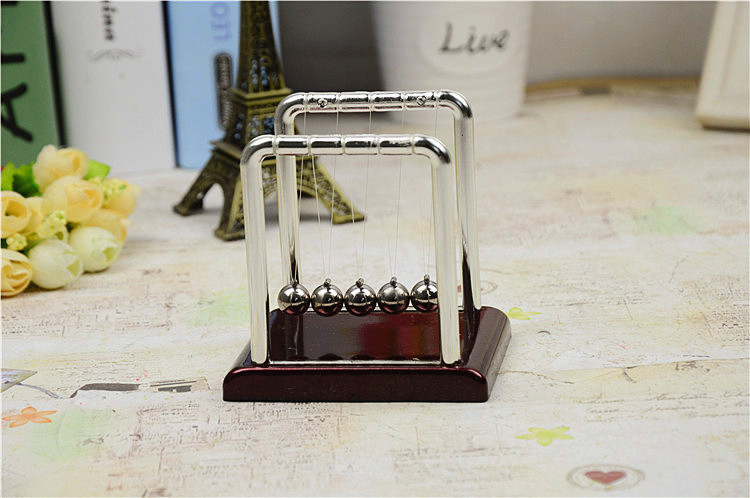 Small Size Newton's Cradle a Regional Name for Billiards Impact Bead Swing Ball Decompression Bumperball Small Square Force Balance Ball Metal Craft Gift Model Small Size Newton's Cradle a Regional Name for Billiards Impact Bead Swing Ball Decompression Bumperball Small Square Force Balance Ball Metal Craft Gift Model