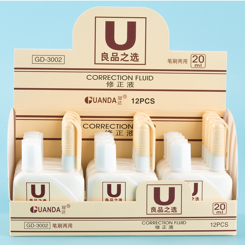 Manufacturer direct brushing dual-use correction fluid metal head correction pen office supplies correction tape Manufacturer direct brushing dual-use correction fluid metal head correction pen office supplies correction tape