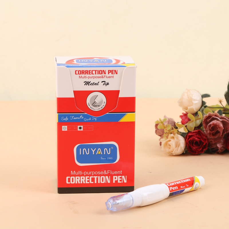 Students learn office correction fluid correction liquid steel head modification liquid non-toxic quick drying type.