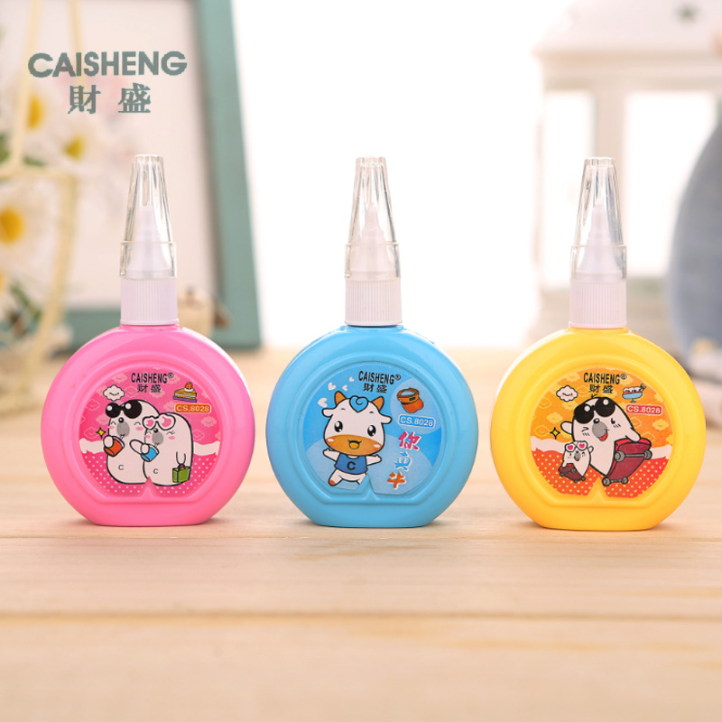 Creative stationery from Japan and South Korea lovely cartoon pattern correction fluid correction fluid environmental protection liquid