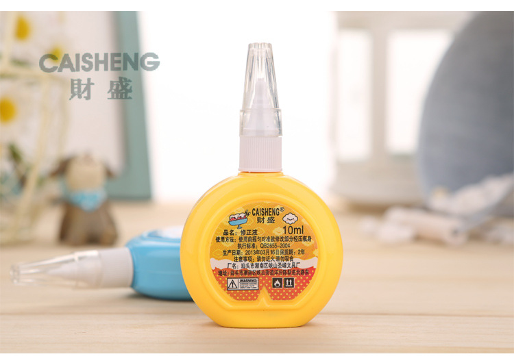 Creative stationery from Japan and South Korea lovely cartoon pattern correction fluid correction fluid environmental protection liquid Creative stationery from Japan and South Korea lovely cartoon pattern correction fluid correction fluid environmental protection liquid