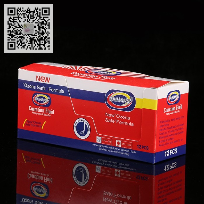 White unmarked quick dry environmental protection non-toxic round bottle correction fluid White unmarked quick dry environmental protection non-toxic round bottle correction fluid