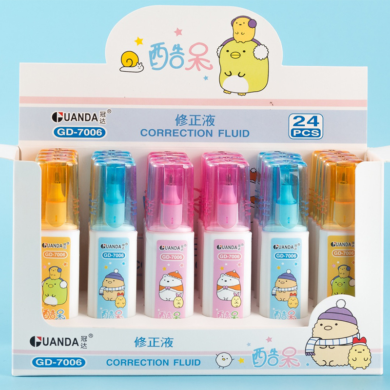 Hot Sale Correction Fluid Cartoon Environmental Protection Correction Pen Office School Supplies Error Correction Liqui Hot Sale Correction Fluid Cartoon Environmental Protection Correction Pen Office School Supplies Error Correction Liqui