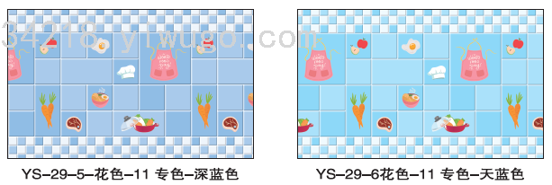 Cartoon 60cm * 3M Oilproof Wall Sticker