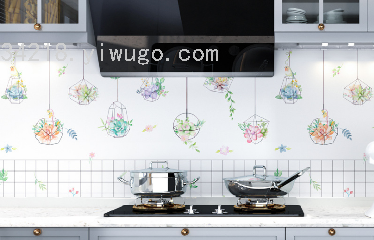 Cartoon 60cm * 3M Oilproof Wall Sticker