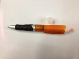 New Korean twin tip pen ballpoint pen and lovely flower bar highlighter
