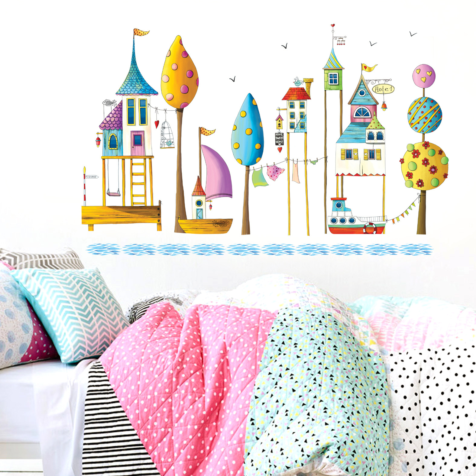 Wall Stickers Kindergarten Classroom Cartoon Playground Door Sticker Children's Baby Boy Wall Sticker Self-Adhesive Decoration Wall Stickers Kindergarten Classroom Cartoon Playground Door Sticker Children's Baby Boy Wall Sticker Self-Adhesive Decoration