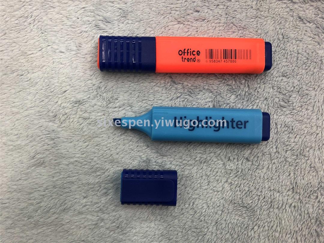 Supermarket special highlighter one end three draw highlighter