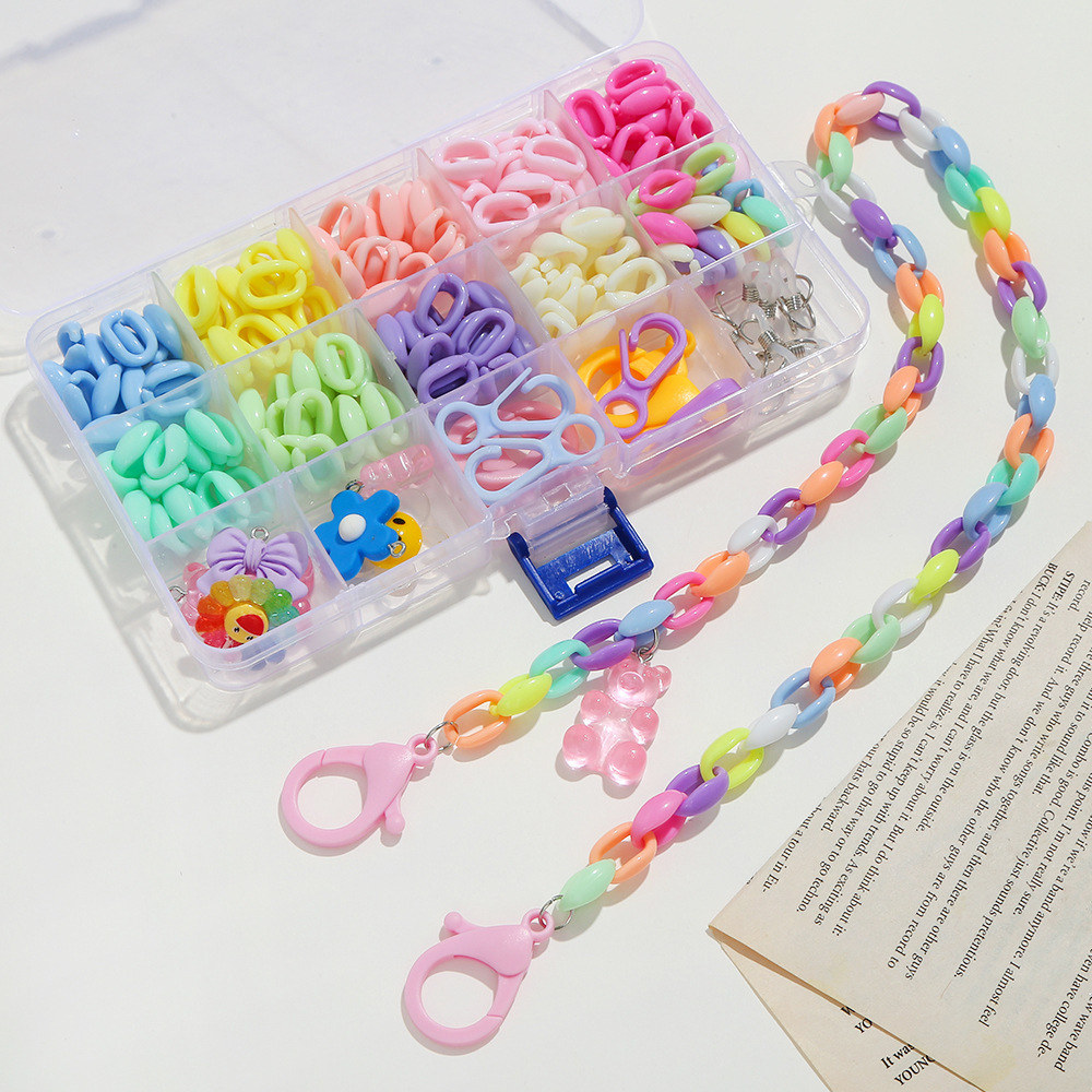 Cross-Border Acrylic Material Package Mask Rope Smiley Face Glasses Hanging Chain Box Fashion Ornament Accessories DIY Mask Chain Lanyard Cross-Border Acrylic Material Package Mask Rope Smiley Face Glasses Hanging Chain Box Fashion Ornament Accessories DIY Mask Chain Lanyard