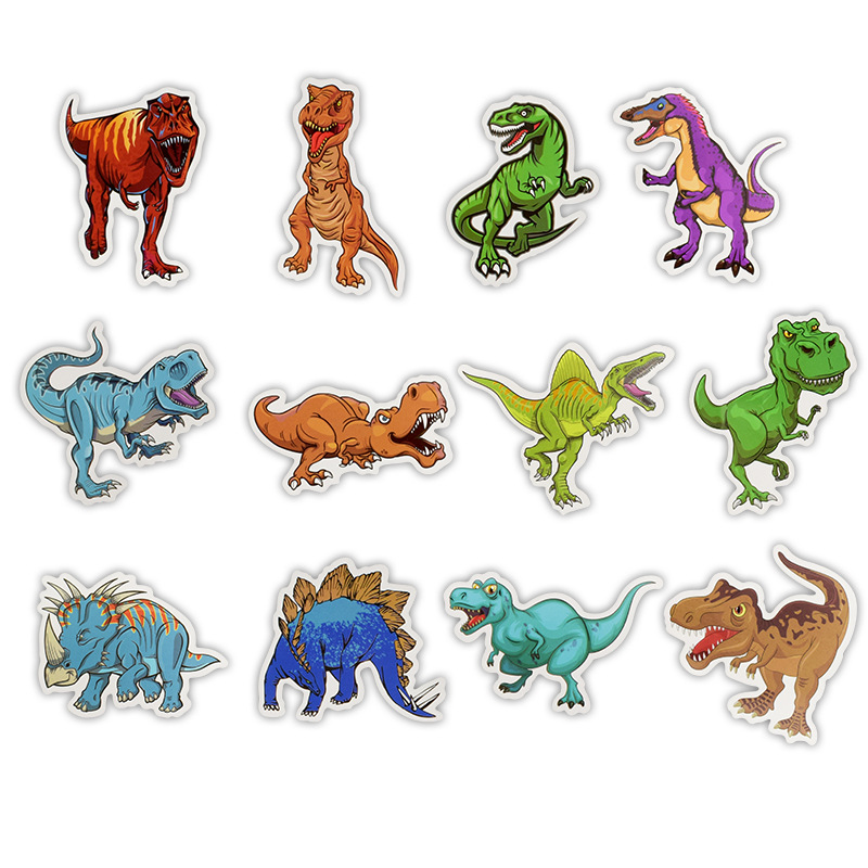 Pieces Dinosaur Series Graffiti Stickers Cool Cartoon Car Body Stickers Car Luggage Skateboard Guitar Computer Sticker Pieces Dinosaur Series Graffiti Stickers Cool Cartoon Car Body Stickers Car Luggage Skateboard Guitar Computer Sticker