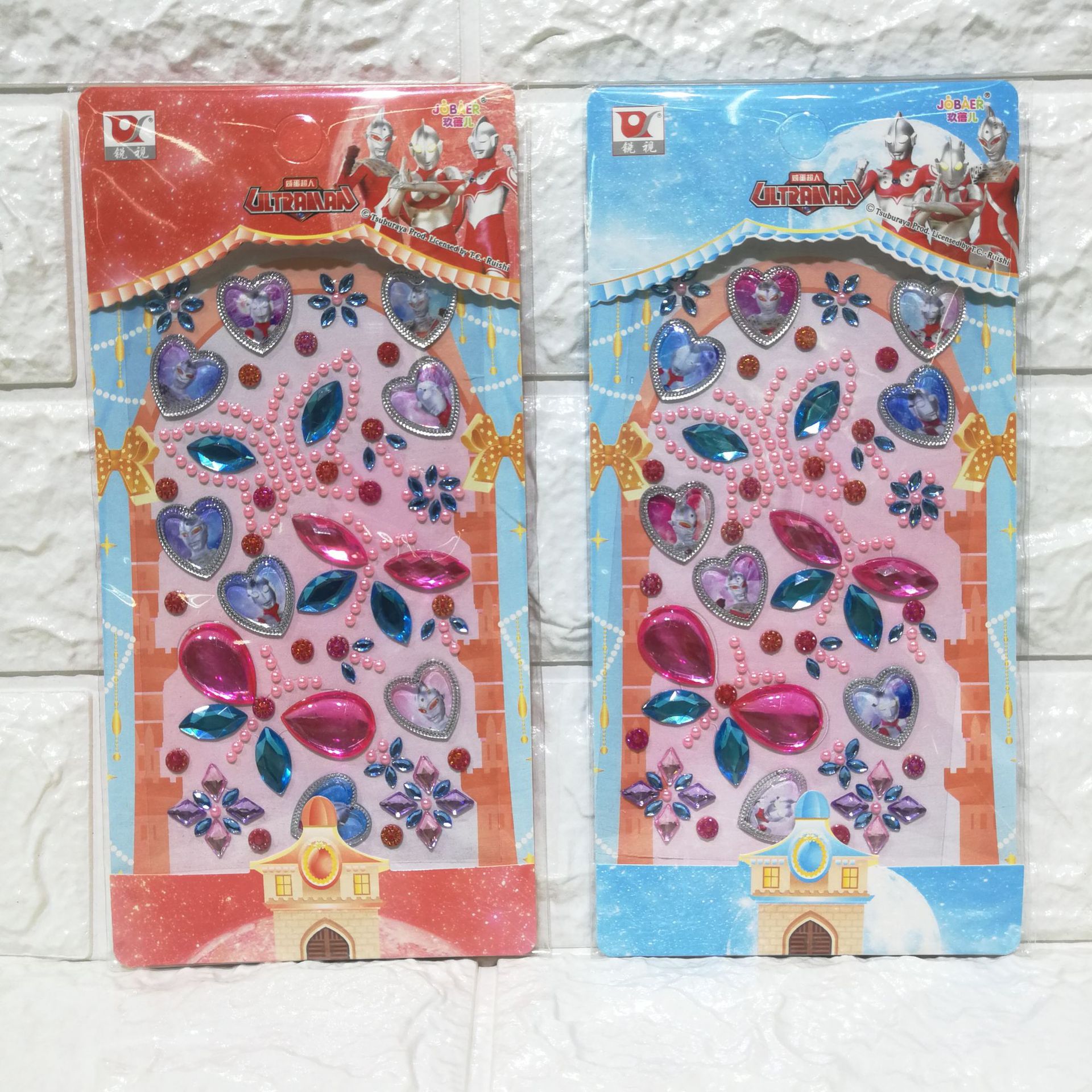 [Officially Authorized] Creative Stickers Cartoon Acrylic Diamond Sticker Crystal Stickers Children DIY Creative Decorative Stickers