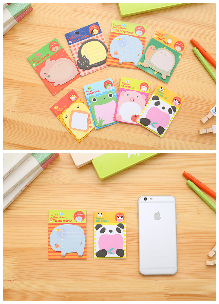 T Korean Creative Stationery Cute Cartoon Zoo Animal Park Tear-off Note Pad Sticky Notes Note Sticker T Korean Creative Stationery Cute Cartoon Zoo Animal Park Tear-off Note Pad Sticky Notes Note Sticker