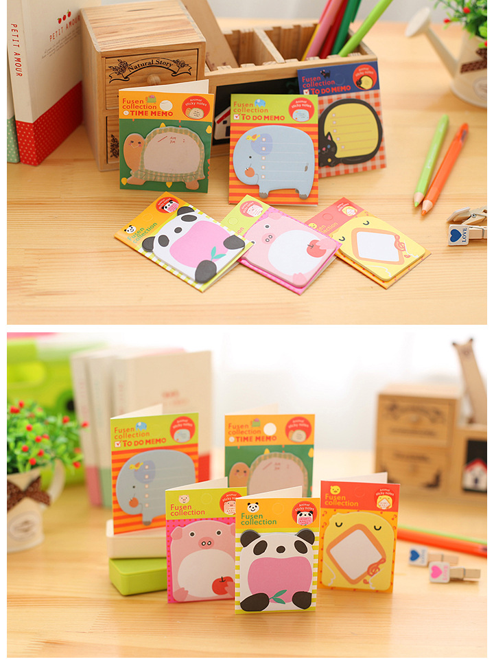 T Korean Creative Stationery Cute Cartoon Zoo Animal Park Tear-off Note Pad Sticky Notes Note Sticker T Korean Creative Stationery Cute Cartoon Zoo Animal Park Tear-off Note Pad Sticky Notes Note Sticker