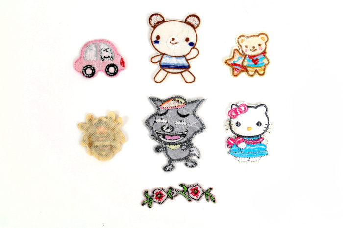 Embroidered label Cartoon characters embroider cloth sticker Embroidered label Cartoon characters embroider cloth sticker