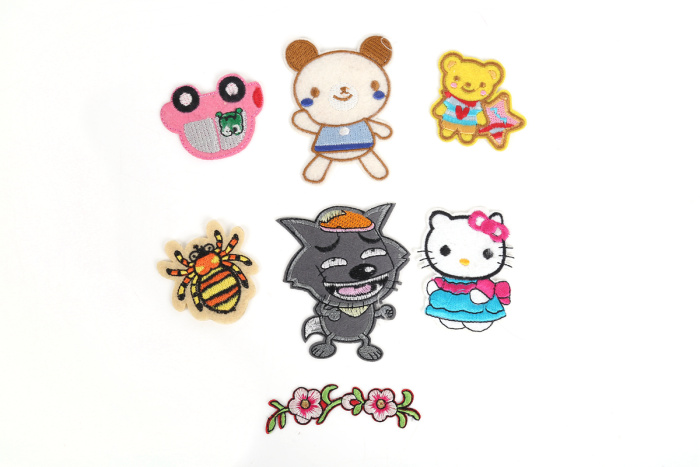Embroidered label Cartoon characters embroider cloth sticker Embroidered label Cartoon characters embroider cloth sticker