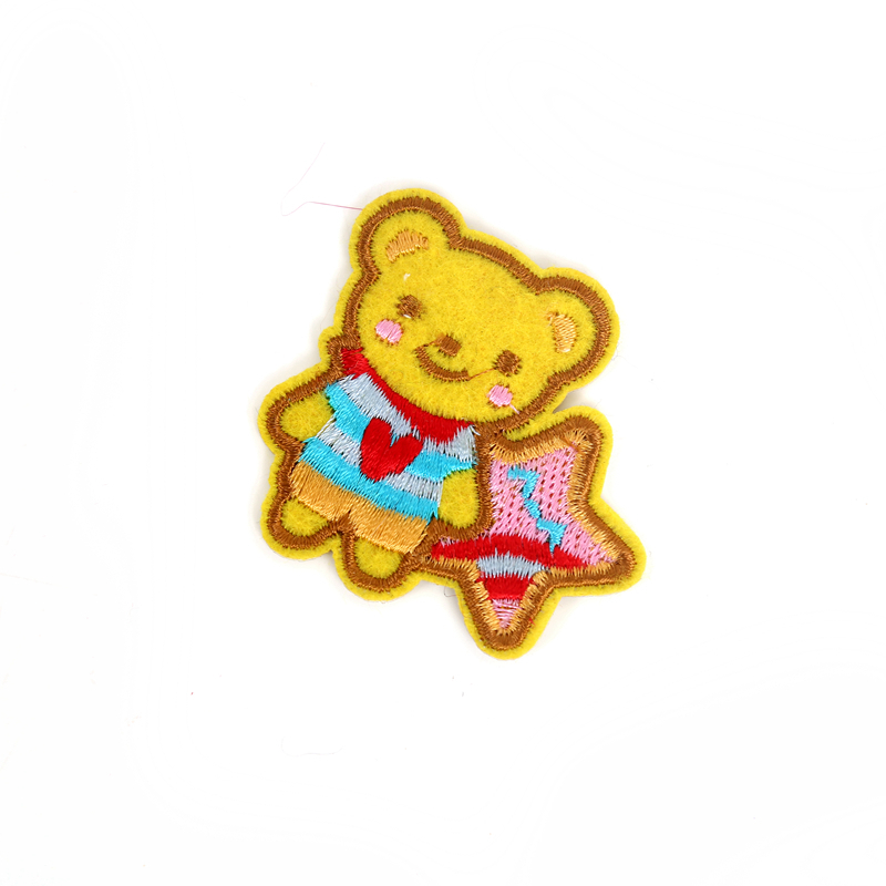 Embroidered label Cartoon characters embroider cloth sticker