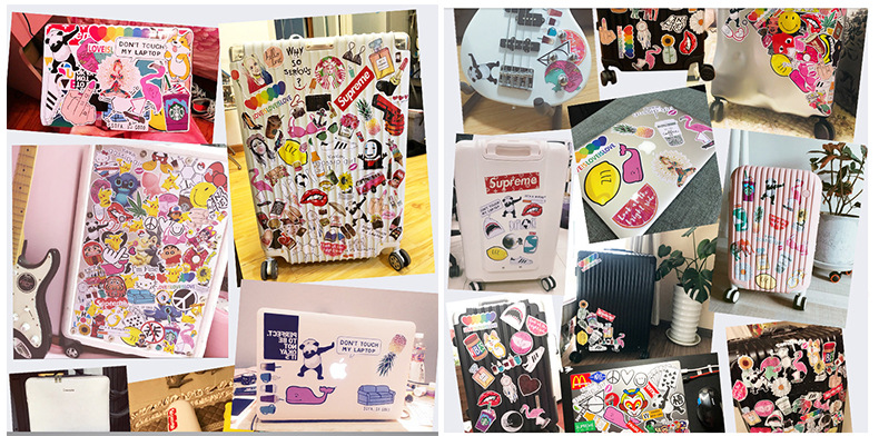 50 Pieces Agreed Dreamland Cartoon Graffiti Stickers Luggage Suitcase Car Helmet Computer Sticker Removable 50 Pieces Agreed Dreamland Cartoon Graffiti Stickers Luggage Suitcase Car Helmet Computer Sticker Removable