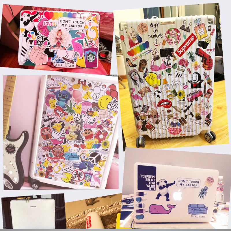 50 Pieces Agreed Dreamland Cartoon Graffiti Stickers Luggage Suitcase Car Helmet Computer Sticker Removable