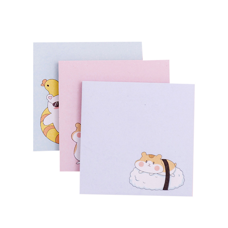 Cartoon Cute Bear Sticky Notes Student Note Pad Message Sticker Portable Pocketbook Tearable Notebook