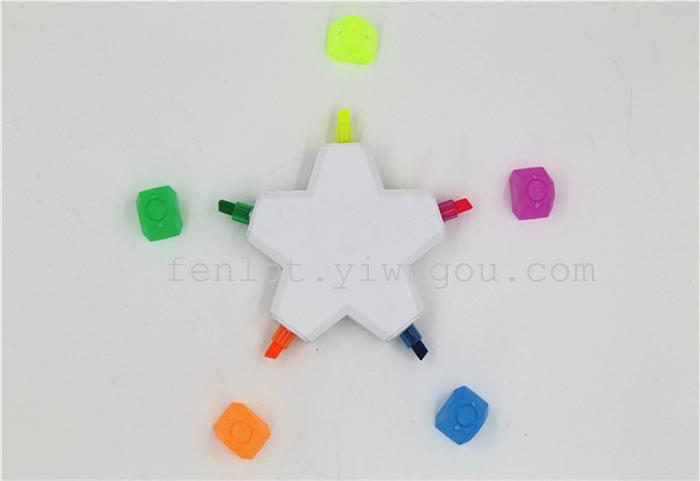 Factory direct supply five-pointed highlighter Factory direct supply five-pointed highlighter