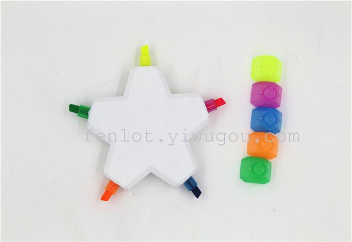 Factory direct supply five-pointed highlighter Factory direct supply five-pointed highlighter