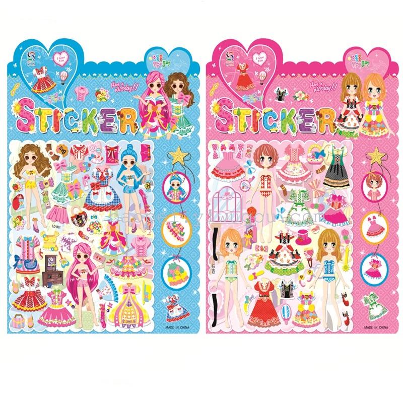 Cartoon award sticker children bubble stickers handmade DIY stickers mobile phone stickers