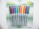 New Korean watercolor gray color 10 color Ballpoint Pen Highlighter