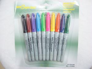 New Korean watercolor gray color 10 color Ballpoint Pen Highlighter