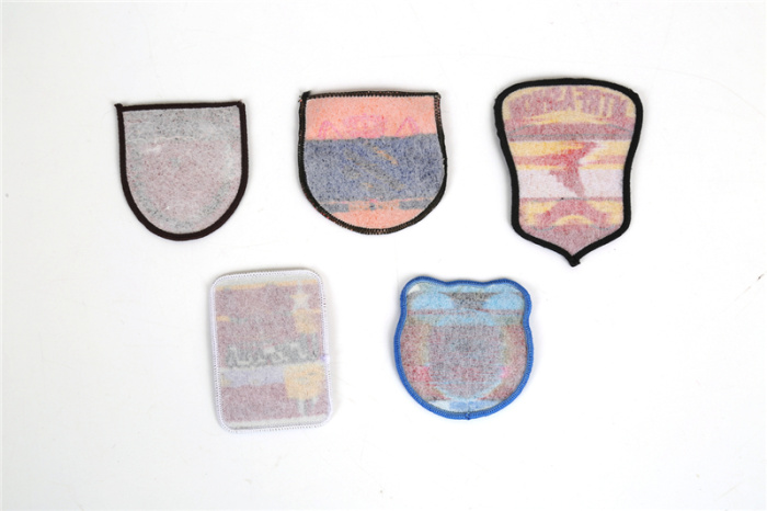 Covered edge woven lable Cartoon cloth sticker Covered edge woven lable Cartoon cloth sticker