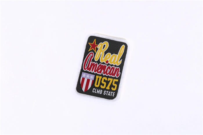 Covered edge woven lable Cartoon cloth sticker Covered edge woven lable Cartoon cloth sticker