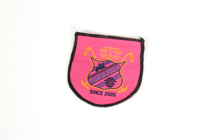 Covered edge woven lable Cartoon cloth sticker Covered edge woven lable Cartoon cloth sticker
