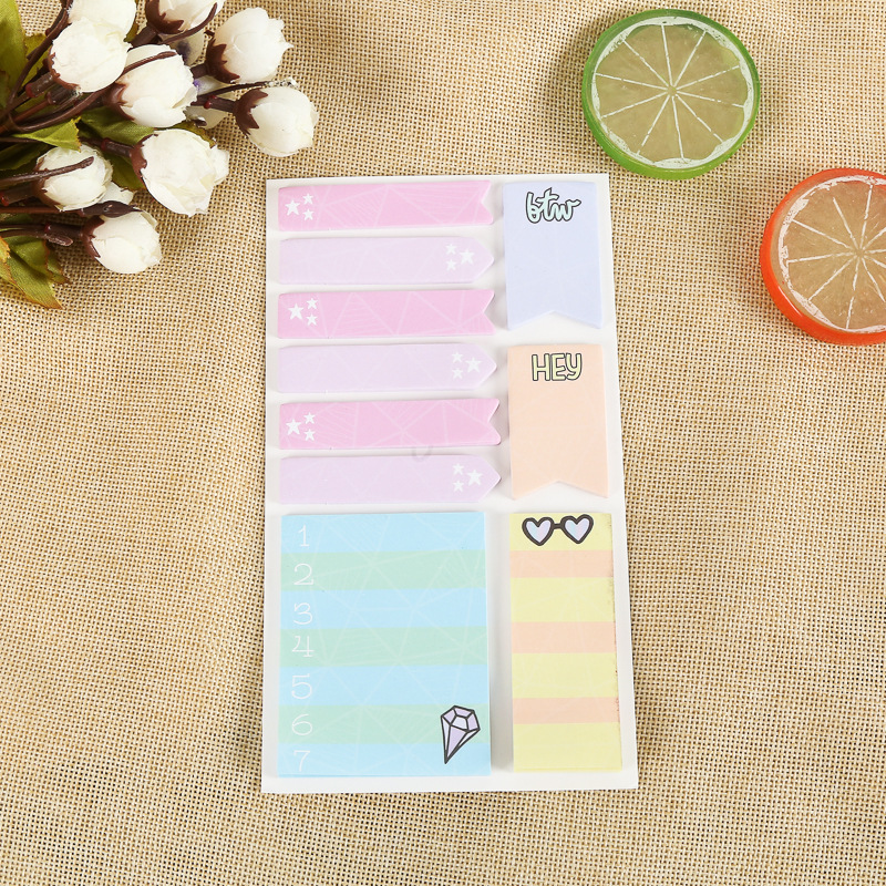 Sticky Notes Cute Tear-off Note Pad Takeaway Simple Sticky Notes Custom Cartoon Note Sticker Set Paper Note Sticky Notes Cute Tear-off Note Pad Takeaway Simple Sticky Notes Custom Cartoon Note Sticker Set Paper Note