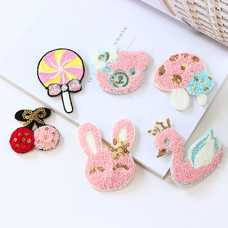 Korean Style Children&#039;s Hair Sticker Cartoon Cute Hairpin Hair Stick Hair Accessories Headdress Baby Princess Girls Cropped Hair Clip