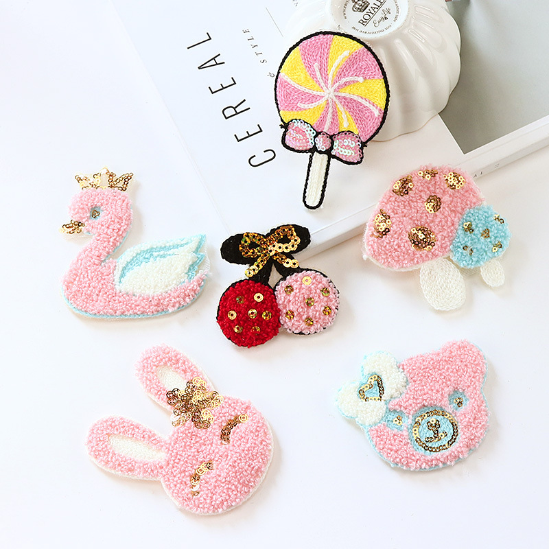Korean Style Children&#039;s Hair Sticker Cartoon Cute Hairpin Hair Stick Hair Accessories Headdress Baby Princess Girls Cropped Hair Clip