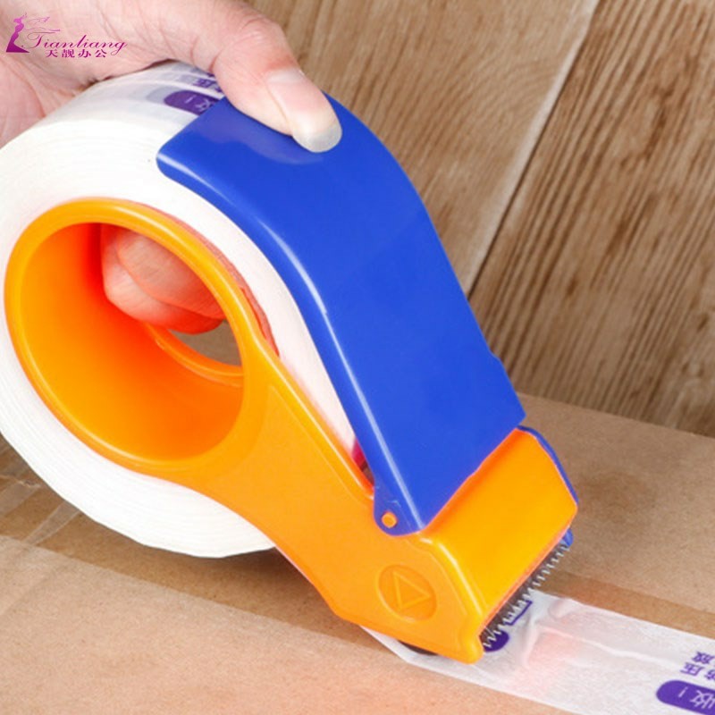 Tape holder roller big with film plastic paper cutter pack a big office cutter