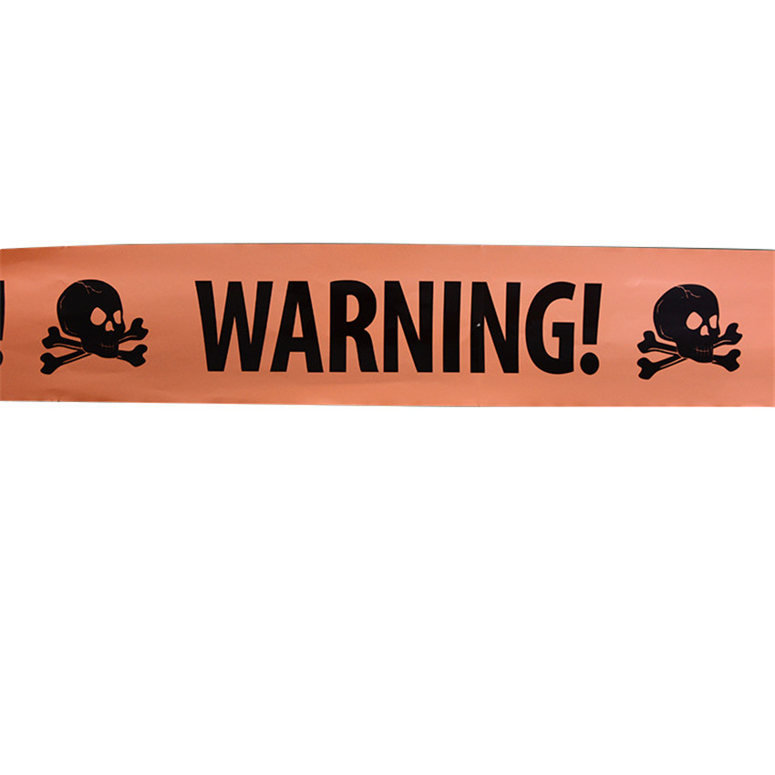Halloween Scene Decorations Arrangement Props Warning Tape Isolation Belt Tablecloth Footprints Hand Print Cutter Decoration Props Halloween Scene Decorations Arrangement Props Warning Tape Isolation Belt Tablecloth Footprints Hand Print Cutter Decoration Props