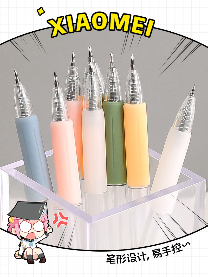 Morandi Color Pressing Pen Knife Student DIY Manual Cutting Paper Cutter Journal Tape Paper Cutting Art Knife Morandi Color Pressing Pen Knife Student DIY Manual Cutting Paper Cutter Journal Tape Paper Cutting Art Knife