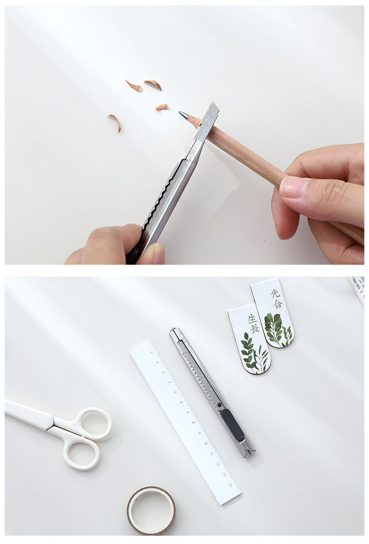 A Small Size Art Knife Paper Cutter Metal Cutting Wallpaper Film Knife Express Knife Tape Carving Blades