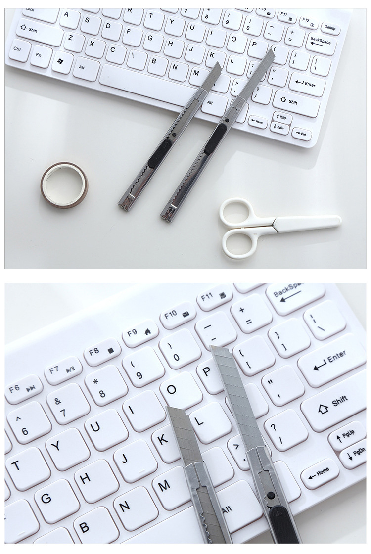 A Small Size Art Knife Paper Cutter Metal Cutting Wallpaper Film Knife Express Knife Tape Carving Blades