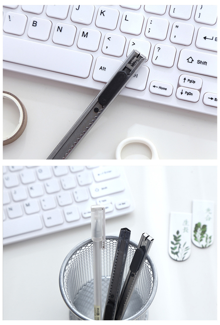A Small Size Art Knife Paper Cutter Metal Cutting Wallpaper Film Knife Express Knife Tape Carving Blades
