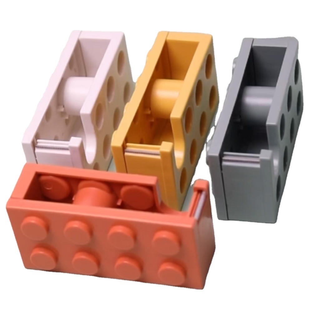 Building Table Facial Tape Cutter Office Stationery Transparent Tape Base and Paper Adhesive Tape Split Storage Box