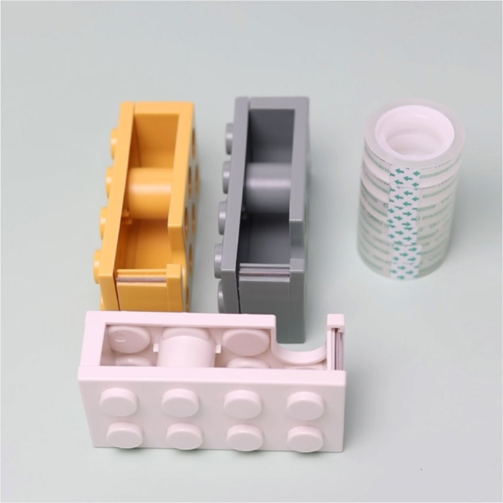 Building Table Facial Tape Cutter Office Stationery Transparent Tape Base and Paper Adhesive Tape Split Storage Box