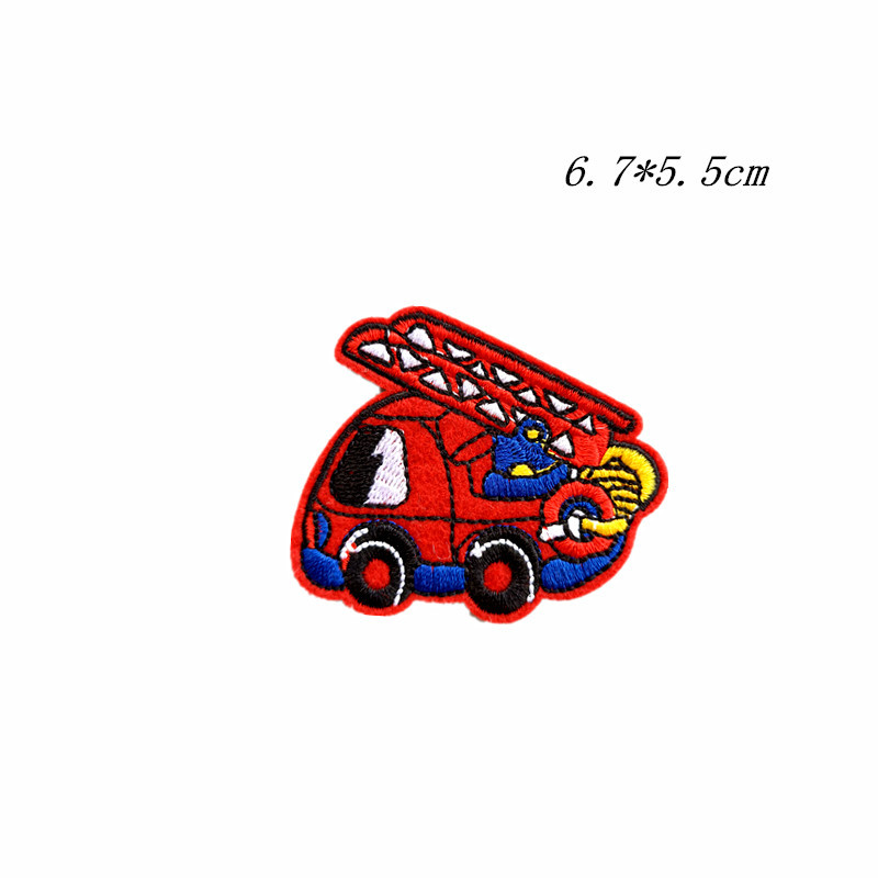 Fashion Cartoon Engineering Vehicle Excavator Embroidered Cloth Stickers Car Patch Accessories Decorative Sticker Patch Spot Fashion Cartoon Engineering Vehicle Excavator Embroidered Cloth Stickers Car Patch Accessories Decorative Sticker Patch Spot