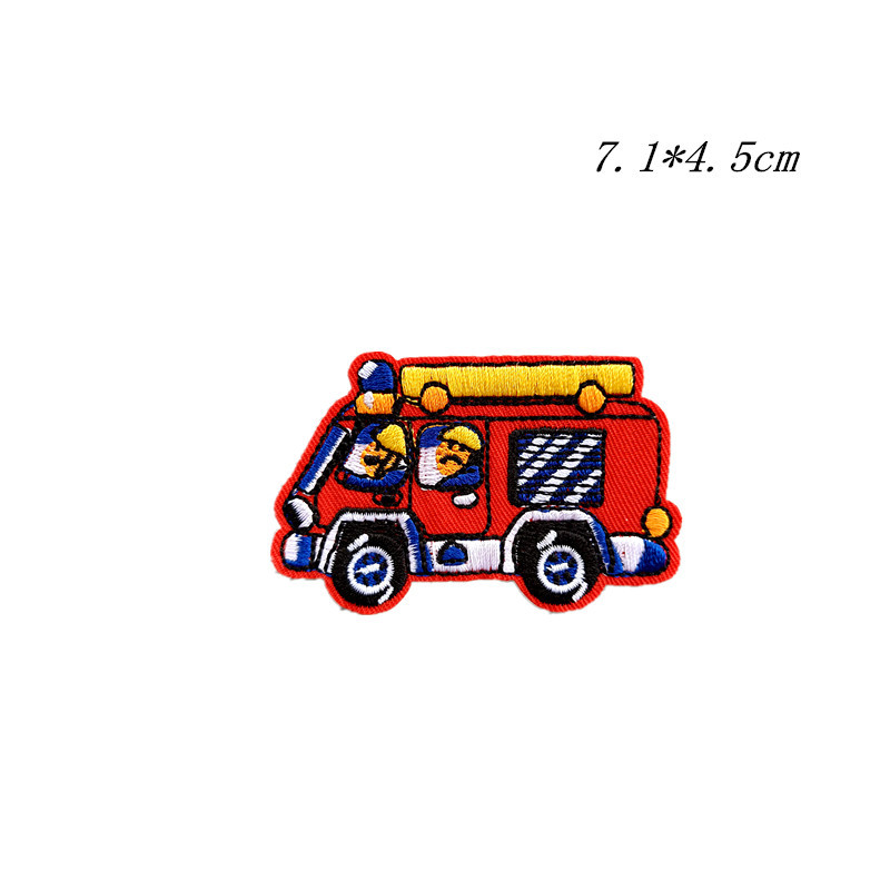 Fashion Cartoon Engineering Vehicle Excavator Embroidered Cloth Stickers Car Patch Accessories Decorative Sticker Patch Spot Fashion Cartoon Engineering Vehicle Excavator Embroidered Cloth Stickers Car Patch Accessories Decorative Sticker Patch Spot