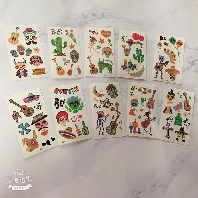 CrossBorder Halloween Tattoo Sticker Pumpkin Funny Cartoon Fun Children Disposable Tattoo Sticker Paper in Stock Whole CrossBorder Halloween Tattoo Sticker Pumpkin Funny Cartoon Fun Children Disposable Tattoo Sticker Paper in Stock Whole