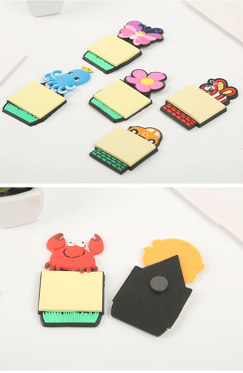 Creative PVC Soft Glue Notepad Note Sticker Cartoon Fruit Sticky Notes Post-It Notes Refridgerator Magnets Message Book Wholesale Creative PVC Soft Glue Notepad Note Sticker Cartoon Fruit Sticky Notes Post-It Notes Refridgerator Magnets Message Book Wholesale